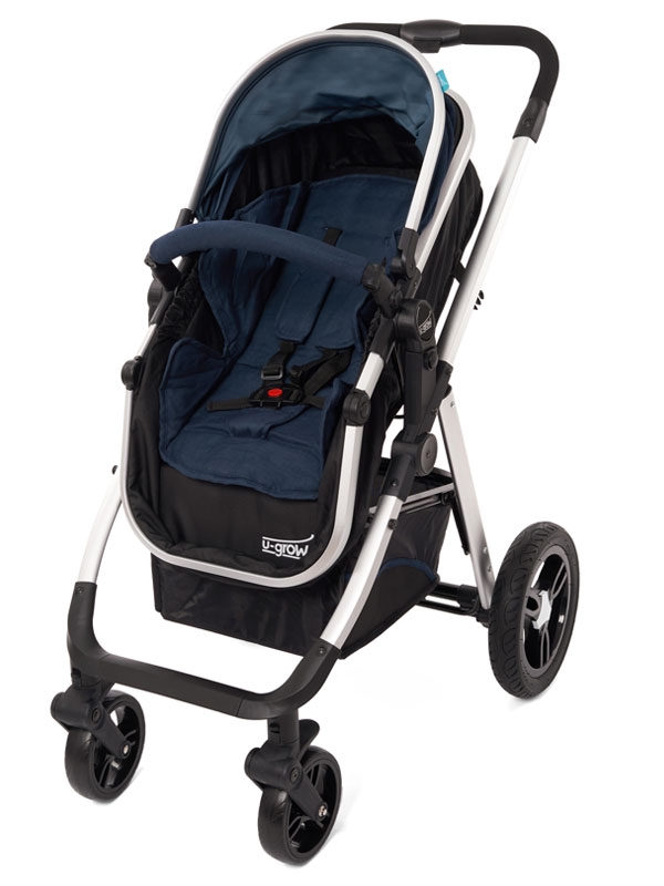Carucior 2 in 1 reversibil, U-Grow Baby Joy Albastru UGST-31B Carucior 2 in 1 reversibil, U-Grow Baby Joy Albastru UGST-31B