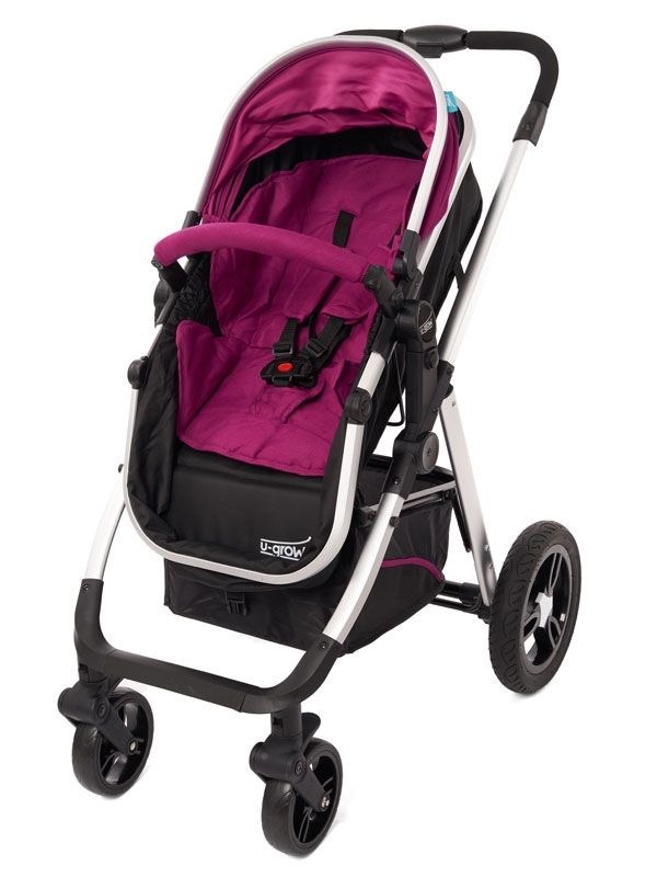 Carucior 2 in 1  reversibil, U-Grow Baby Joy Violet UGST-31P Carucior 2 in 1  reversibil, U-Grow Baby Joy Violet UGST-31P