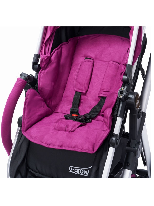 Carucior 2 in 1  reversibil, U-Grow Baby Joy Violet UGST-31P Carucior 2 in 1  reversibil, U-Grow Baby Joy Violet UGST-31P