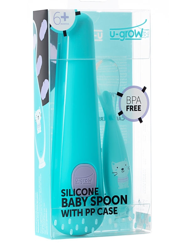 Lingurita din silicon cu suport U7510-SPN Lingurita din silicon cu suport U7510-SPN