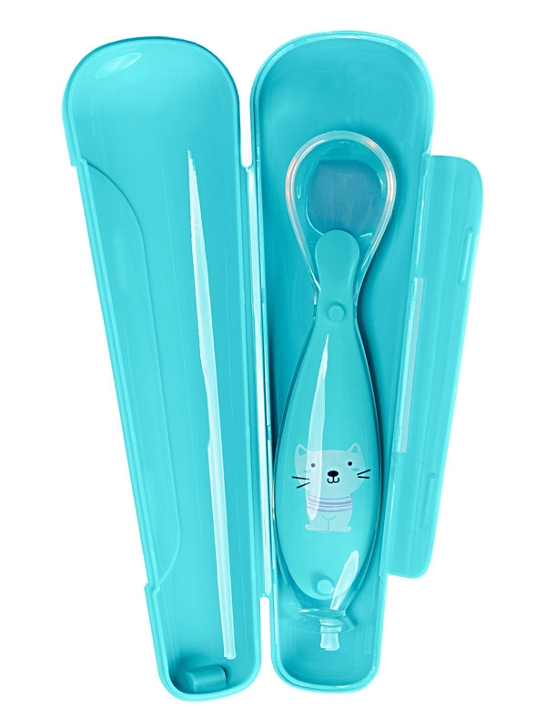 Lingurita din silicon cu suport U7510-SPN Lingurita din silicon cu suport U7510-SPN