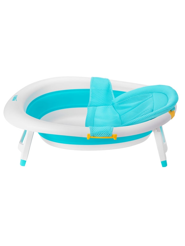 Cadita pliabila cu reductor detasabil, Albastru UFB114-B